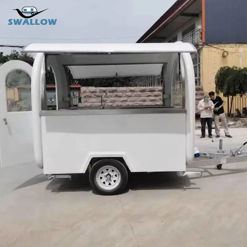 Best Prices Stainless Steel Food Carts and Trailers Stainless Steel Hot Dog Ice Cream Carts