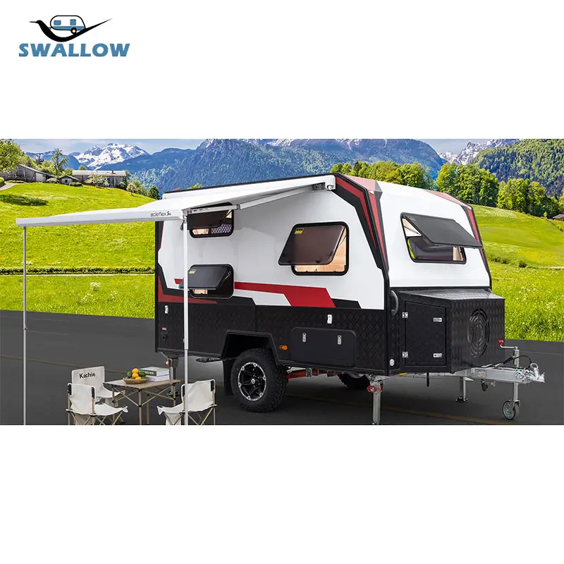 off Road Luxury Camping Travel Trailer RV Caravan Mmotorhome for Sales