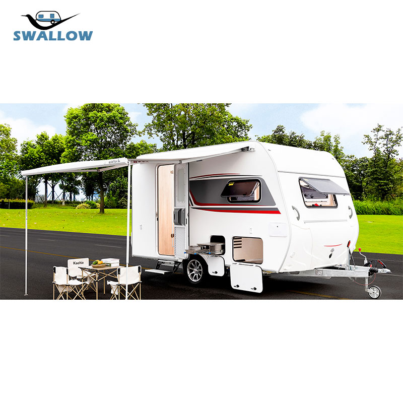 Factory New Design off Road Swallow Caravan with Awning