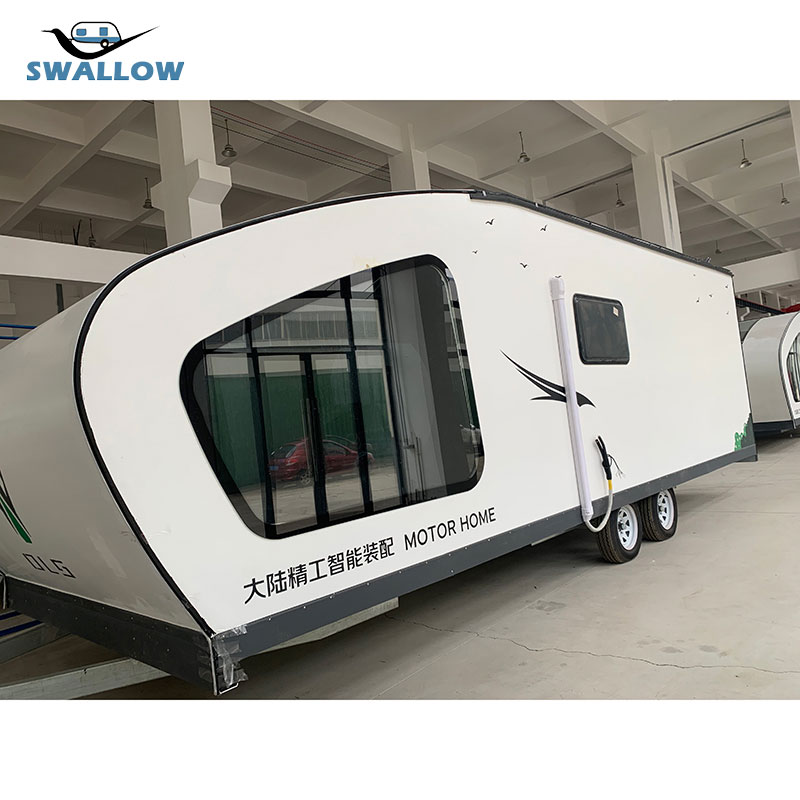 Factory Wholesale Trailers Camping Caravan Camper Trailer with DOT Certificate