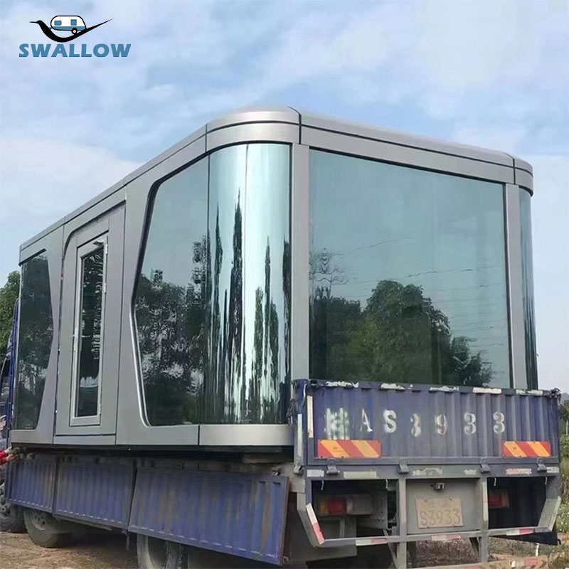 China Factory Directly Supply Good Price Space Capsule Display Box Luxury Movable Space Capsule House