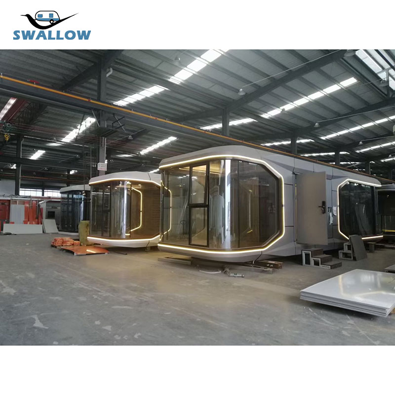 Factory Price New Design Prefab Home Modular Expandable Container House Capsule Folding House Manufacture