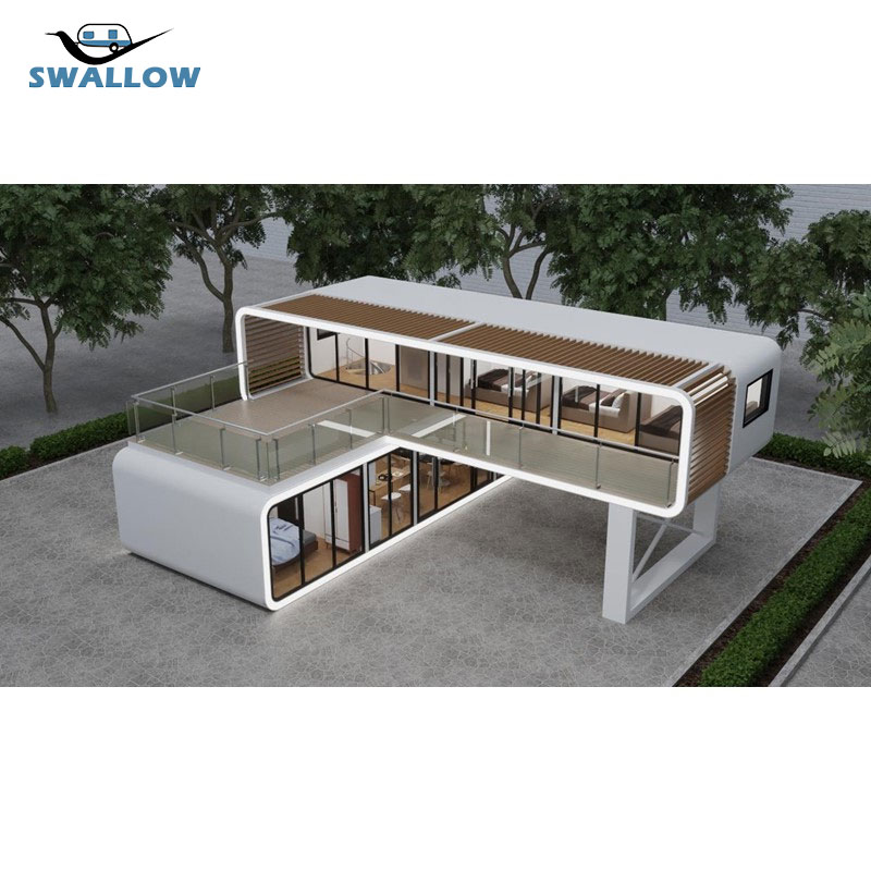 Modern Design Prefab Houses Living Room Garden Pod Living Container Homes Apple Cabin