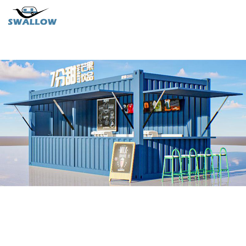 Customizable Design Mobile Store Fastfood Retail Container for Exhibition Tourism Tourist Service
