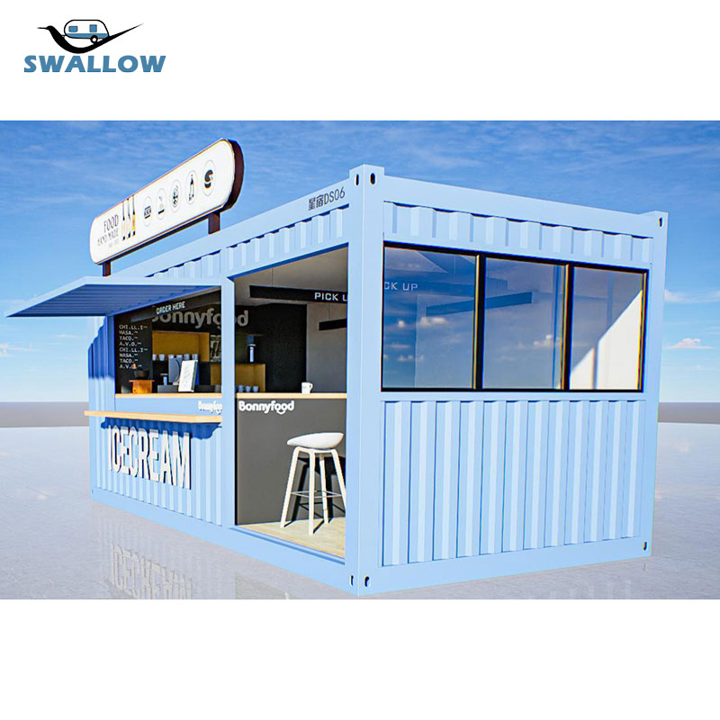 Popular Versatile Mobile Store Fastfood Retail Container for Commercial Business Use
