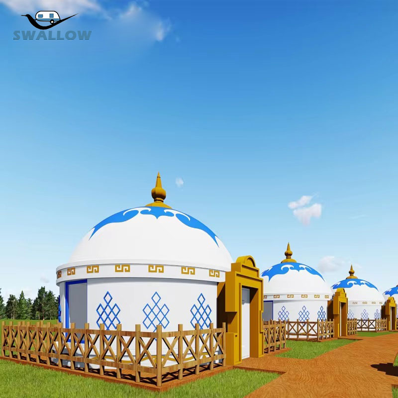 Prefab Light Steel Frame House Hotel Unit Dome Home